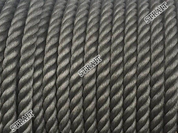 High strength round wire PP (polypropylene) cable - three strands High strength round wire PP (polypropylene) cable - three strands